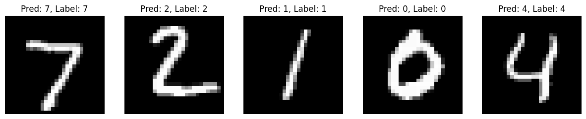 MNIST Correct with labels